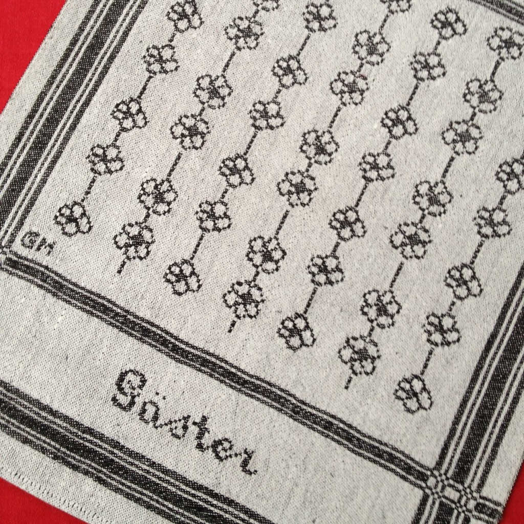 Dahlåkra - Gästhandduk 35x50 cm svart